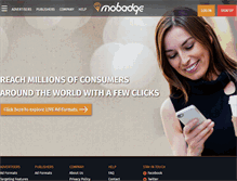 Tablet Screenshot of mobadge.com